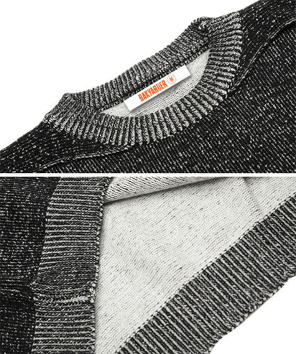 BAKYARDER Vintage Deconstructed Sweater