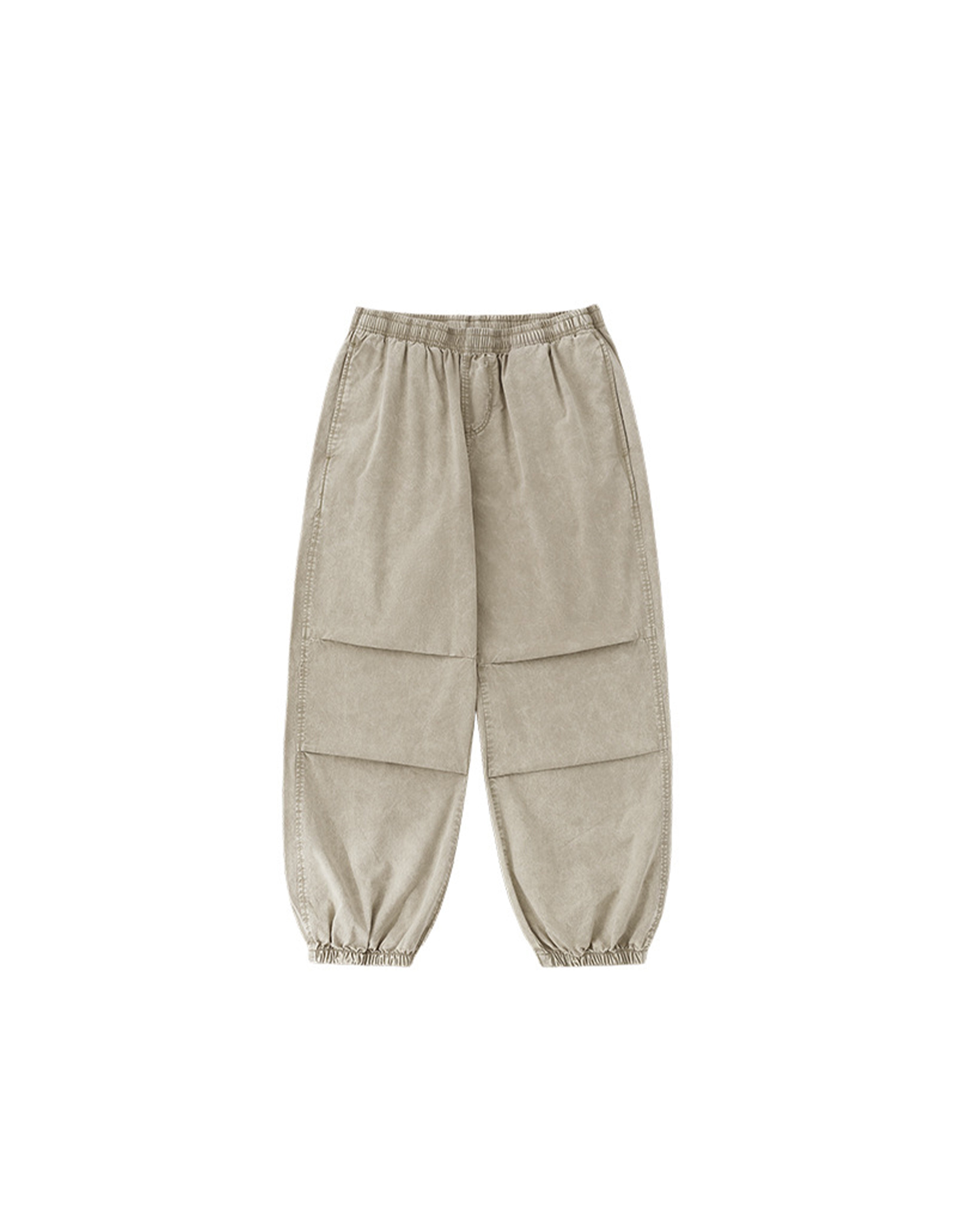 BAKYARDER Vintage Wash Pleated Cargo Jogger Pants