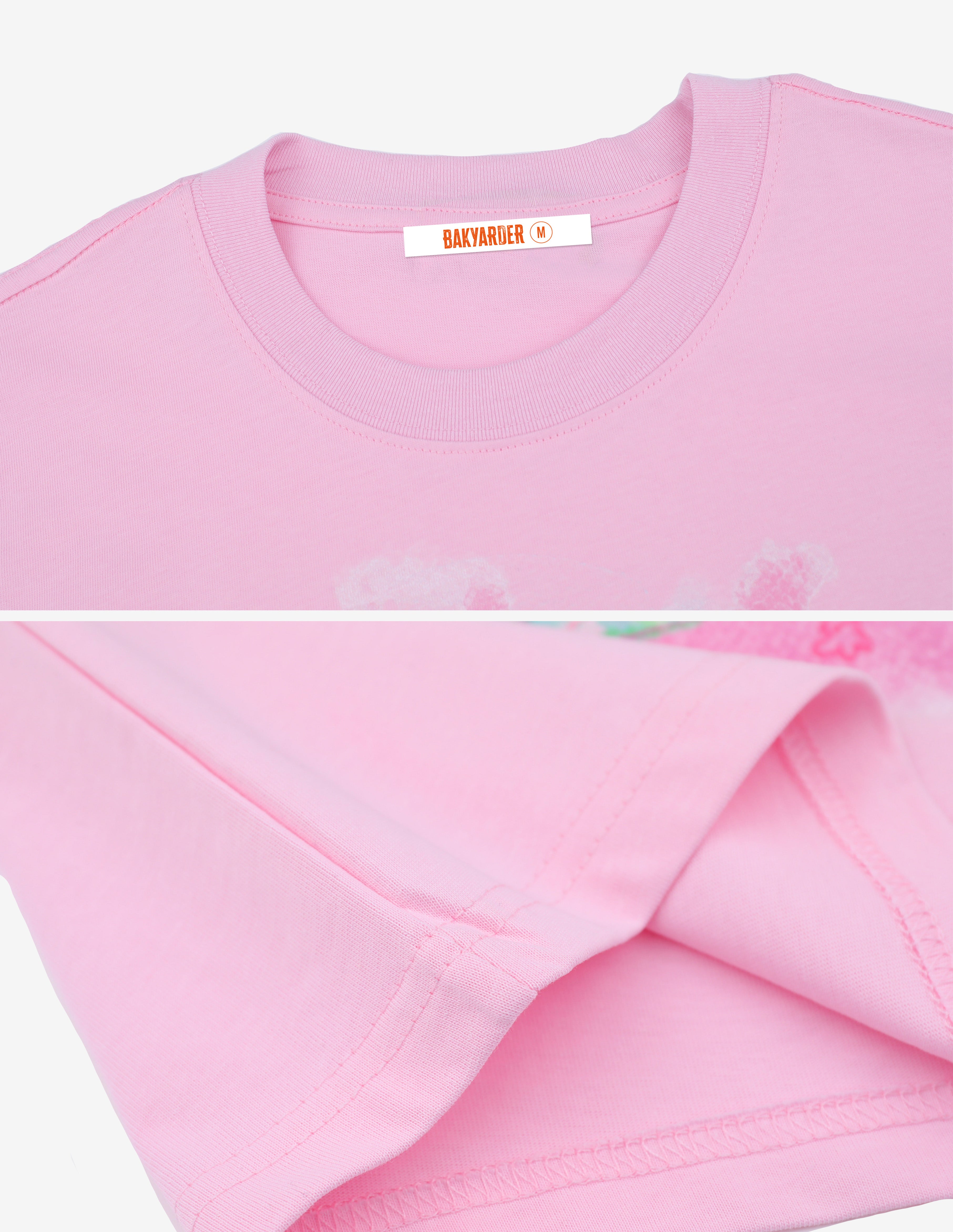 BAKYARDER Cartoon Snake Graffiti T-Shirt