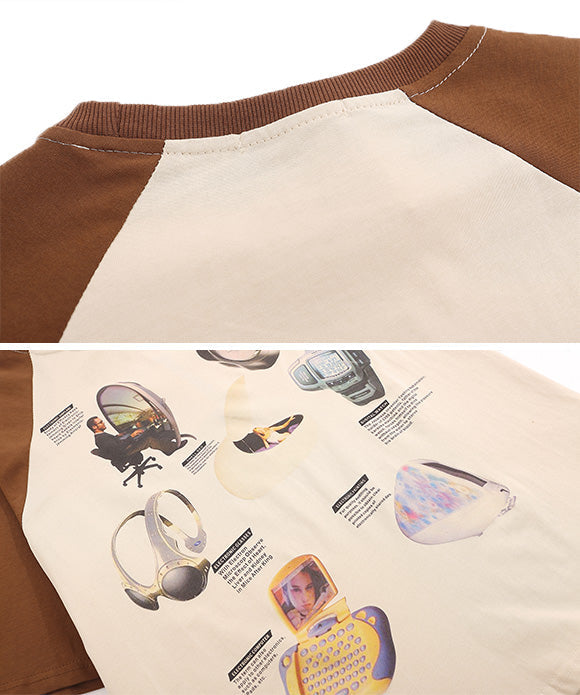 BAKYARDER  Vintage Drop-Shoulder Short Sleeve Tee