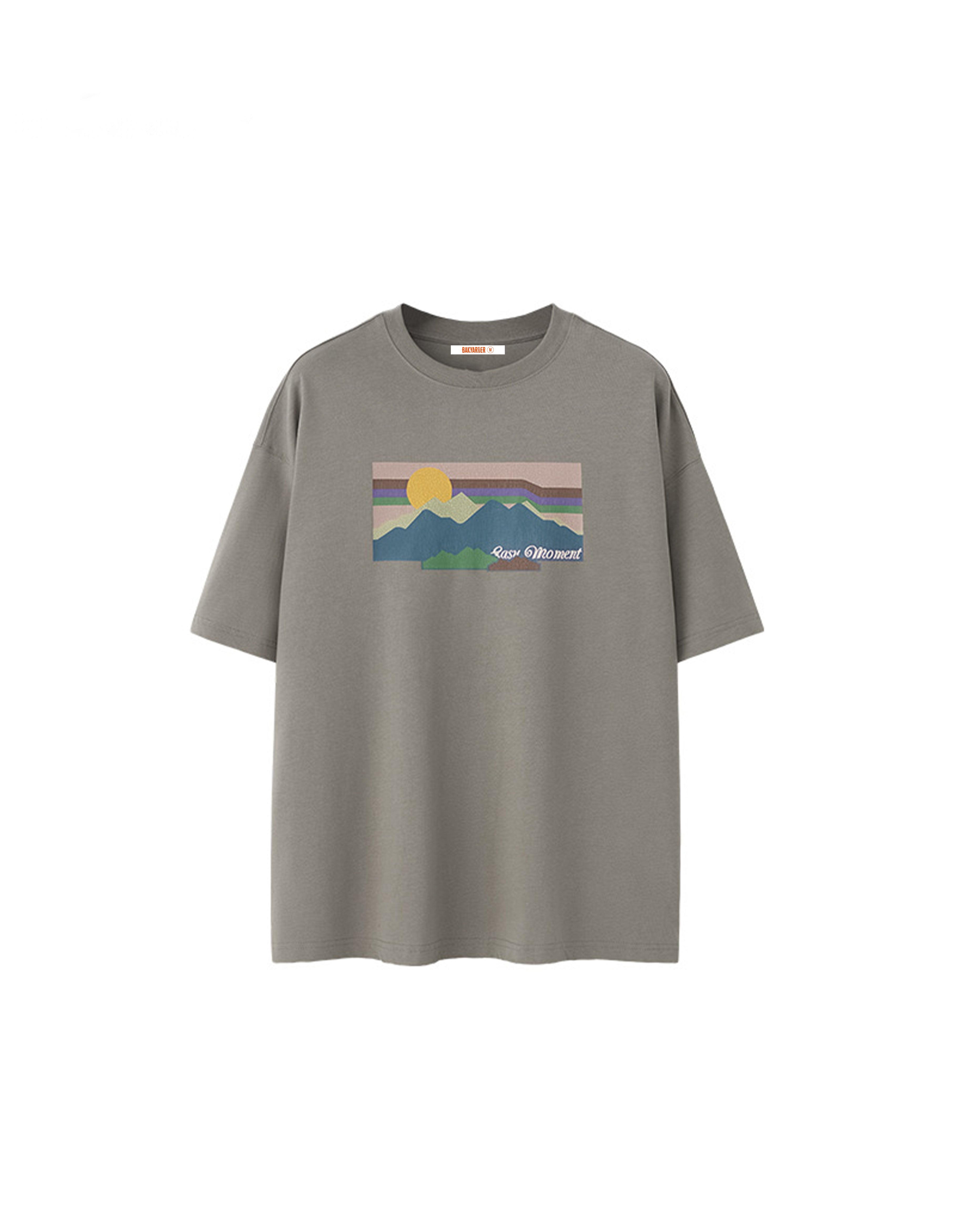 BAKYARDER Sunset Print T-shirt