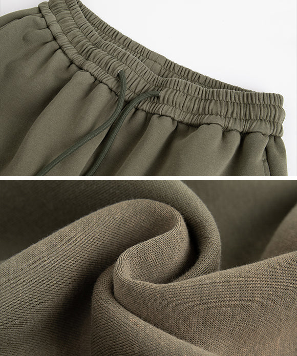 BAKYARDER Washed and Distressed Sporty Casual Pants