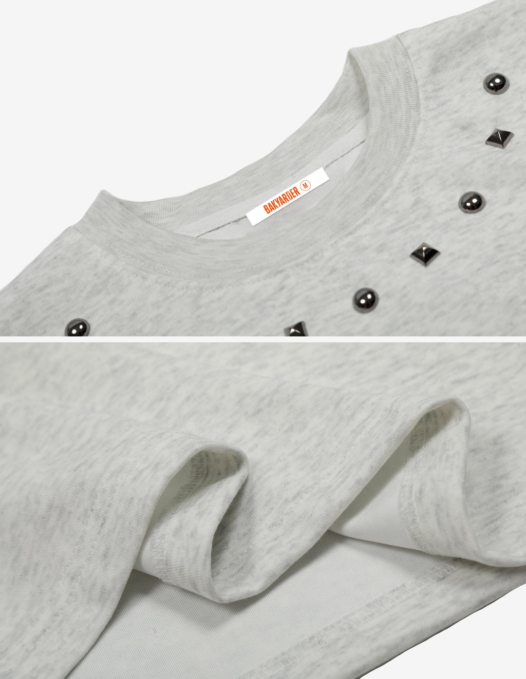 BAKYARDER Studded Deconstructed T-Shirt