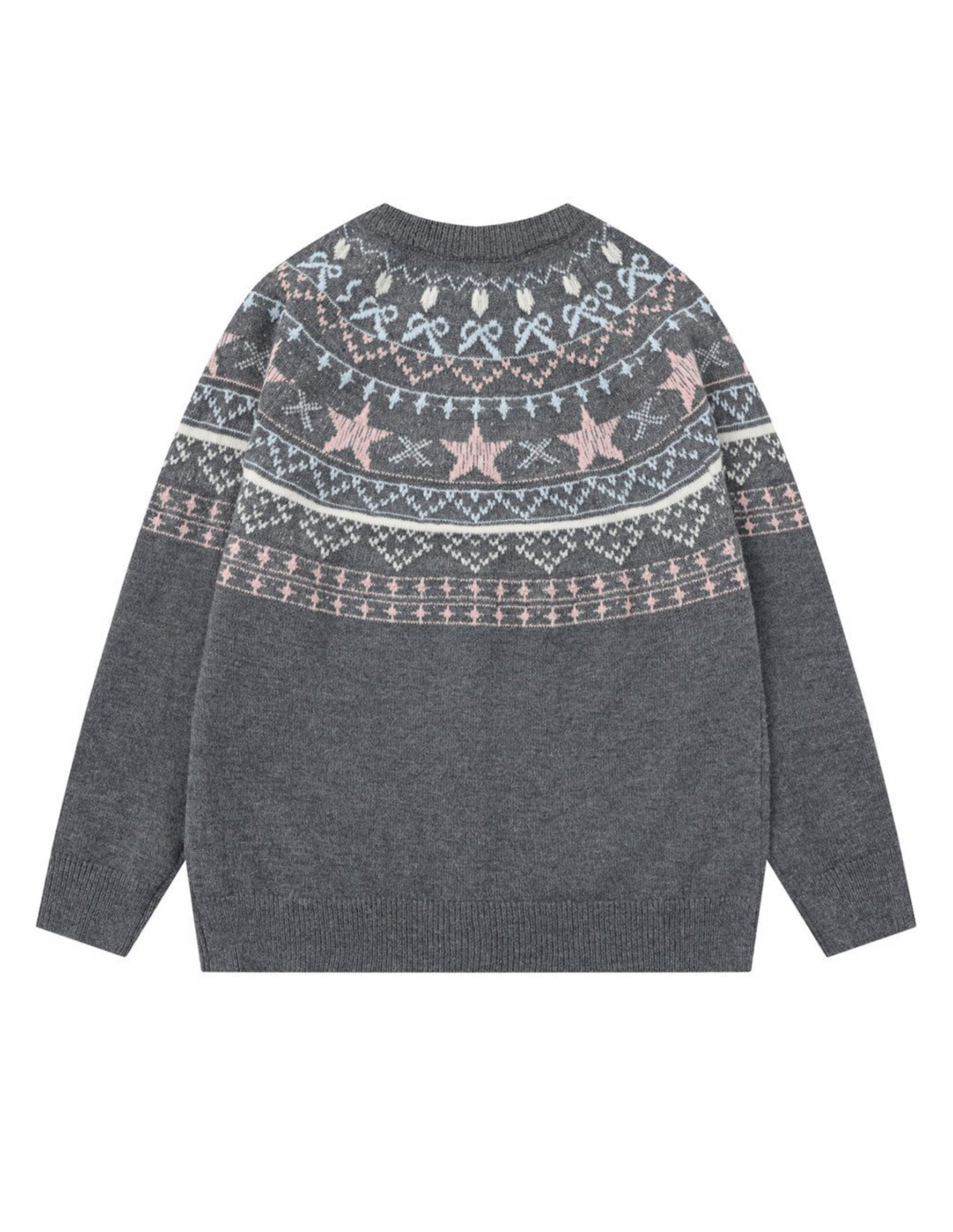 BAKYARDER Bowknot Star Cardigan Sweater