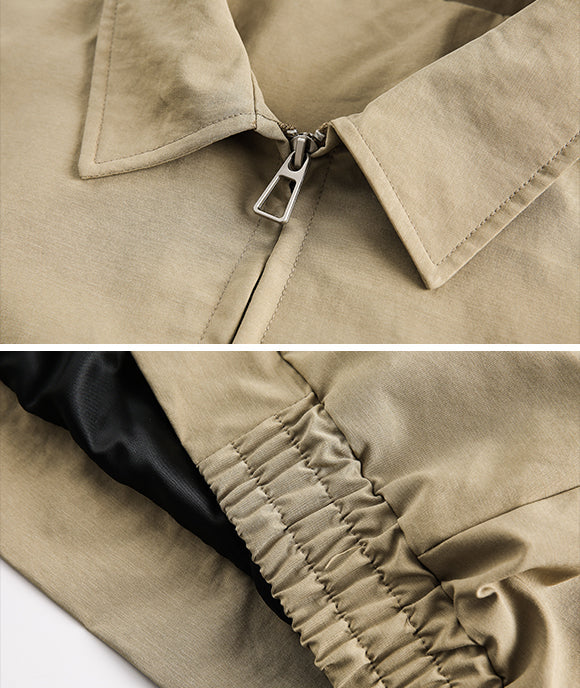 BAKYARDER  Vintage Collegiate Embroidered Plaid Jacket