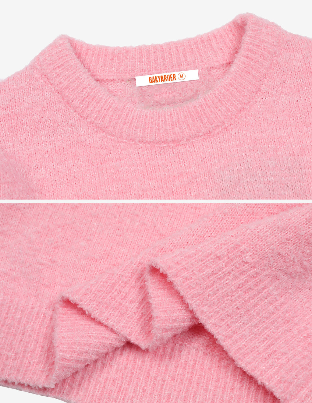 BAKYARDER Bow Jacquard Sweater