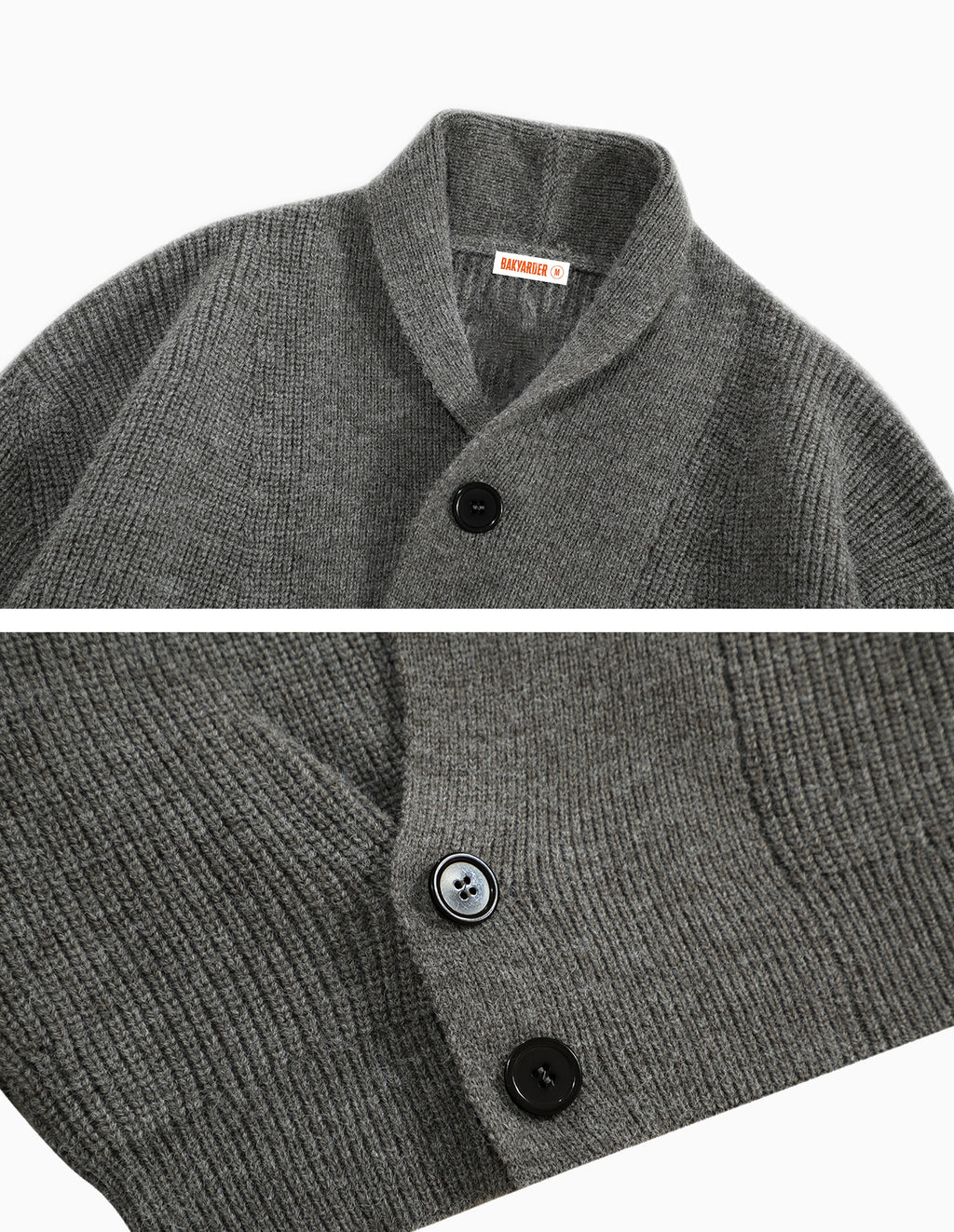 BAKYARDER Asymmetrical Button Cardigan Sweater