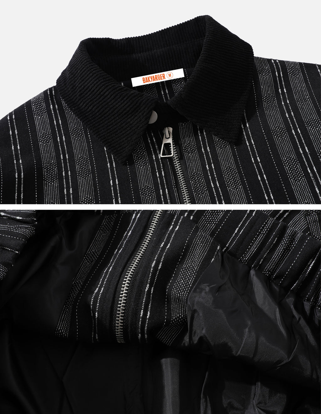 BAKYARDER Vintage Textured Mélange Jacket