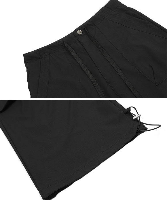 BAKYARDER Vintage Wide-Leg Pleated Cargo Pants