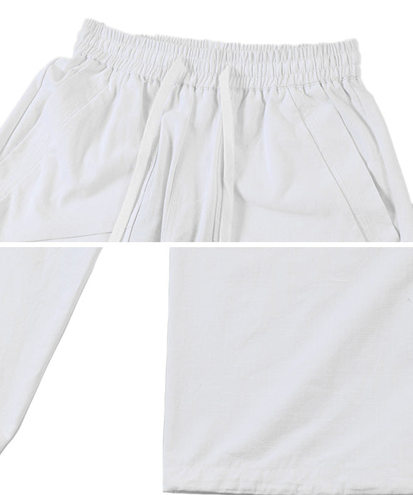 BAKYARDER Wrinkled Wide-Leg Multi-Pocket Cargo Pants