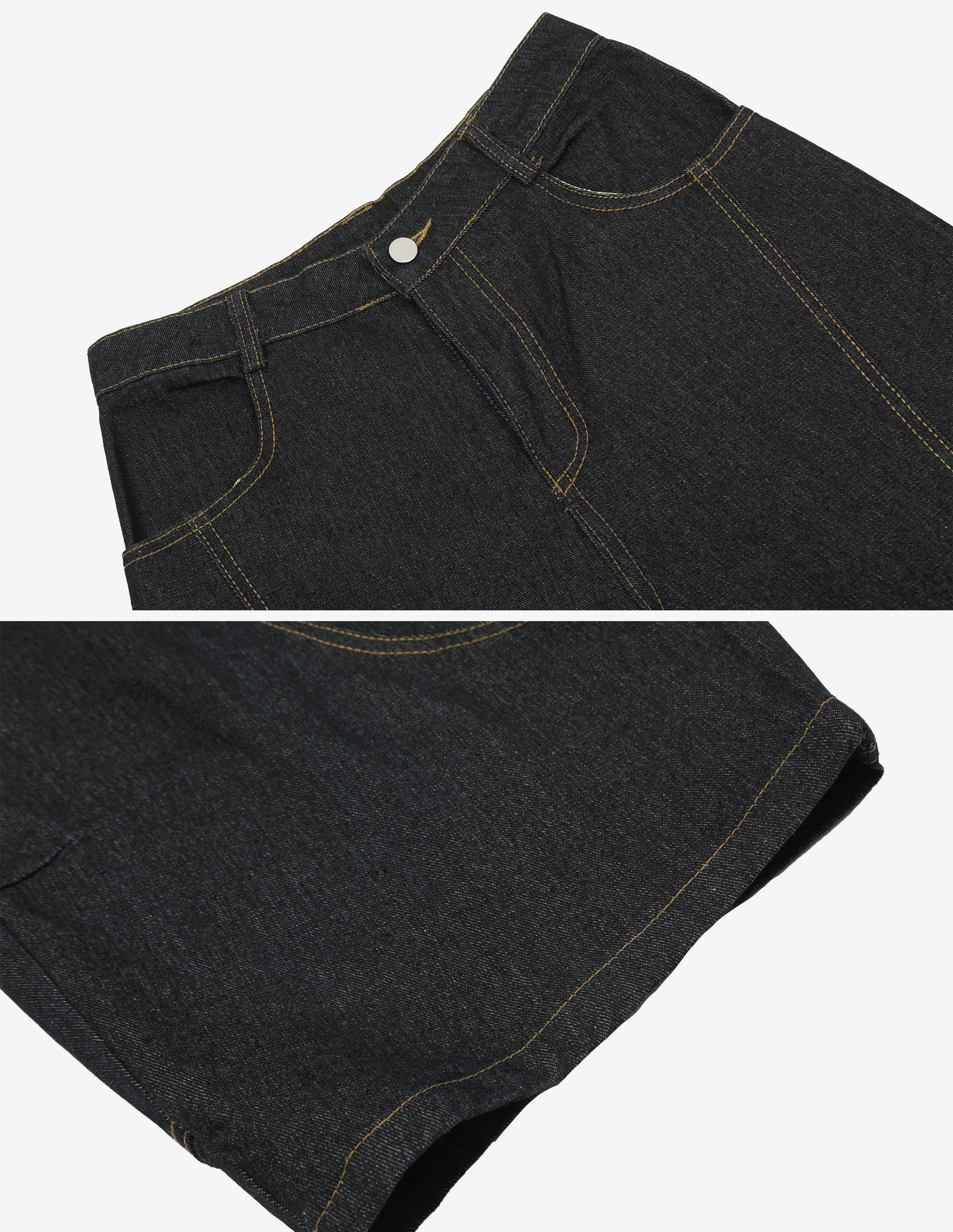 BAKYARDER Vintage Washed Barrel Jeans