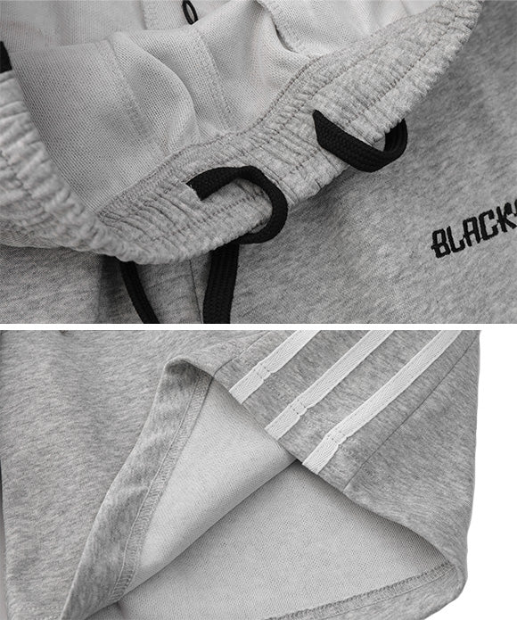 BAKYARDER  Color-blocked Striped Casual Shorts