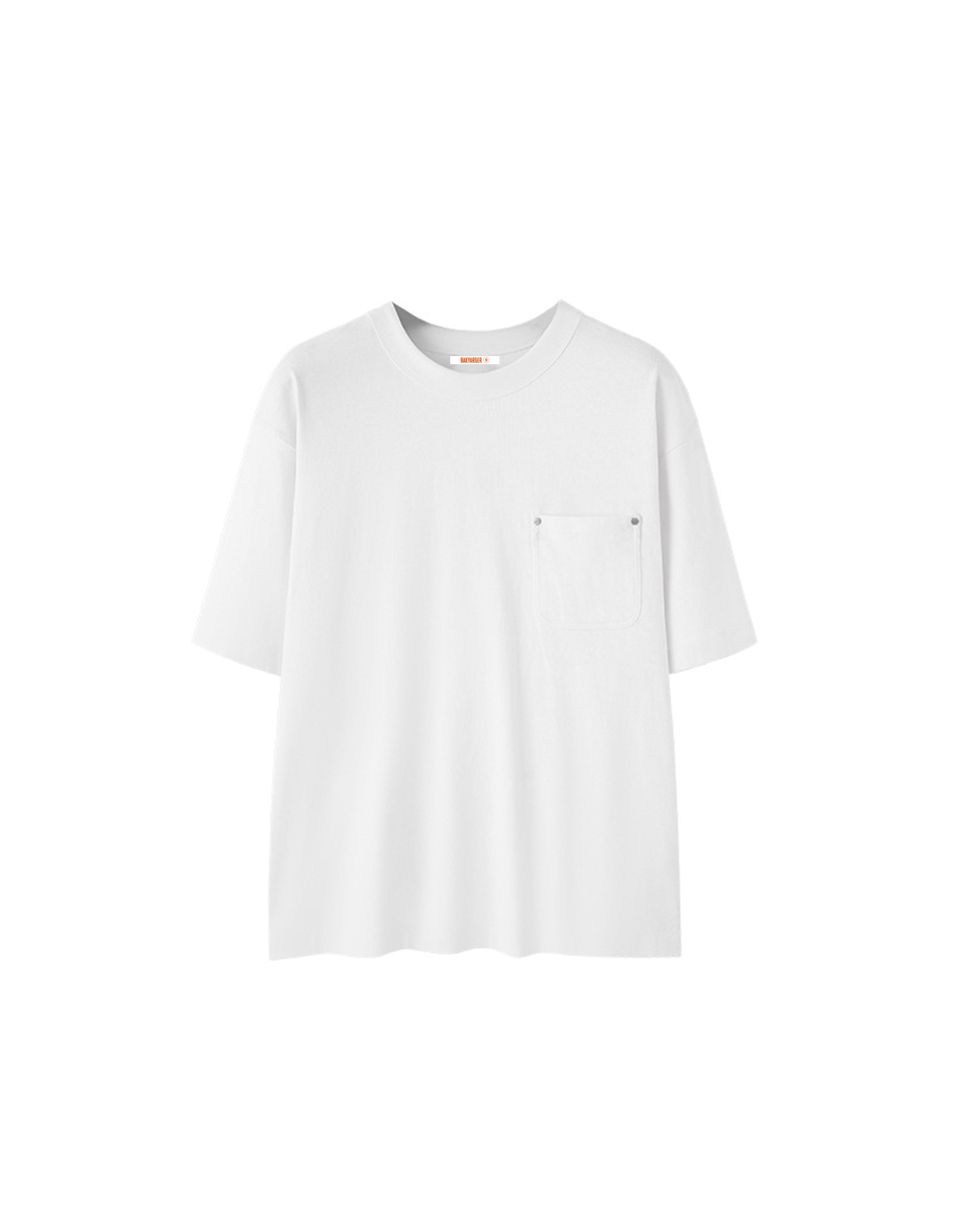 BAKYARDER Cotton-Linen Rivet T-shirt