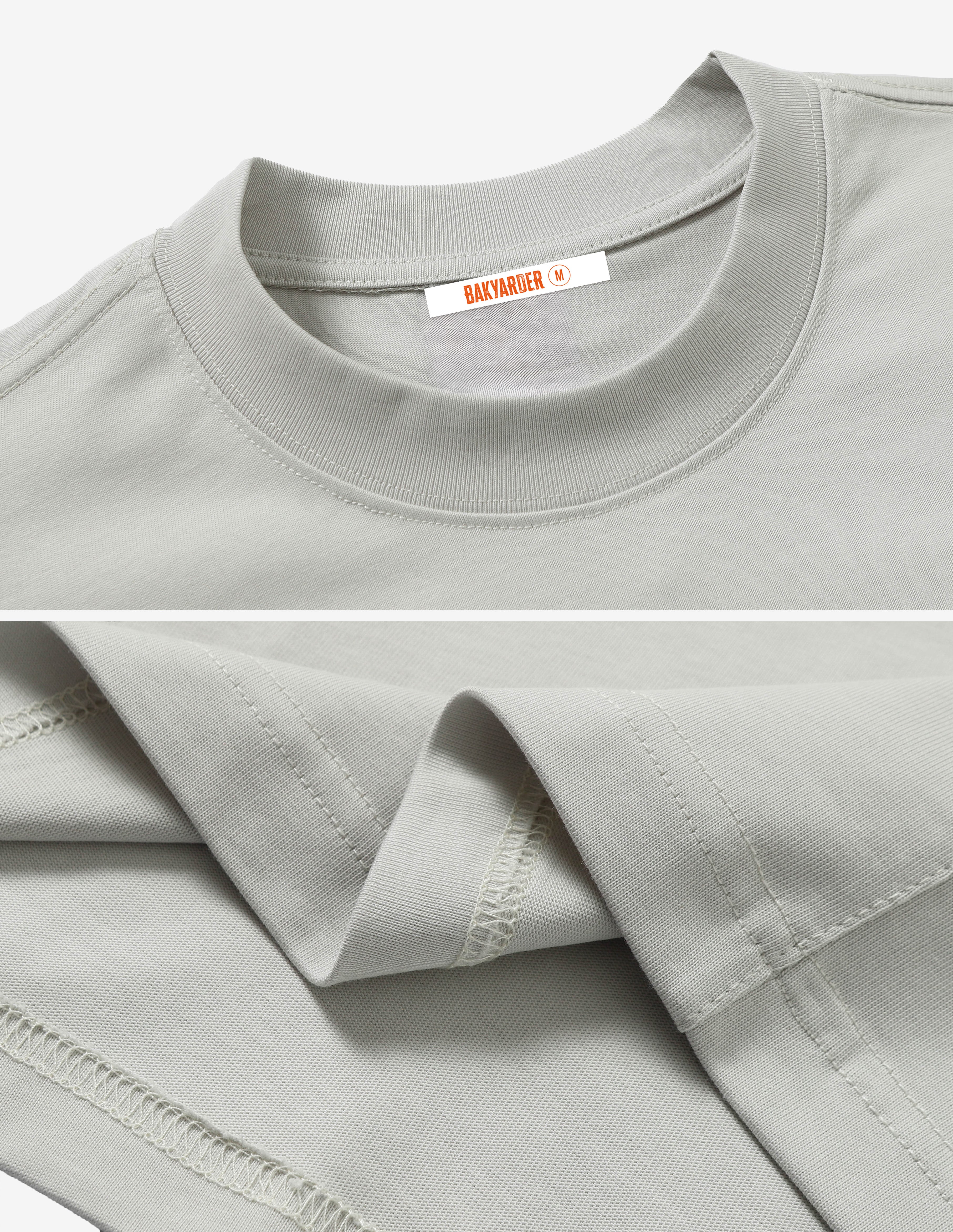 BAKYARDER Studded Minimalist T-Shirt