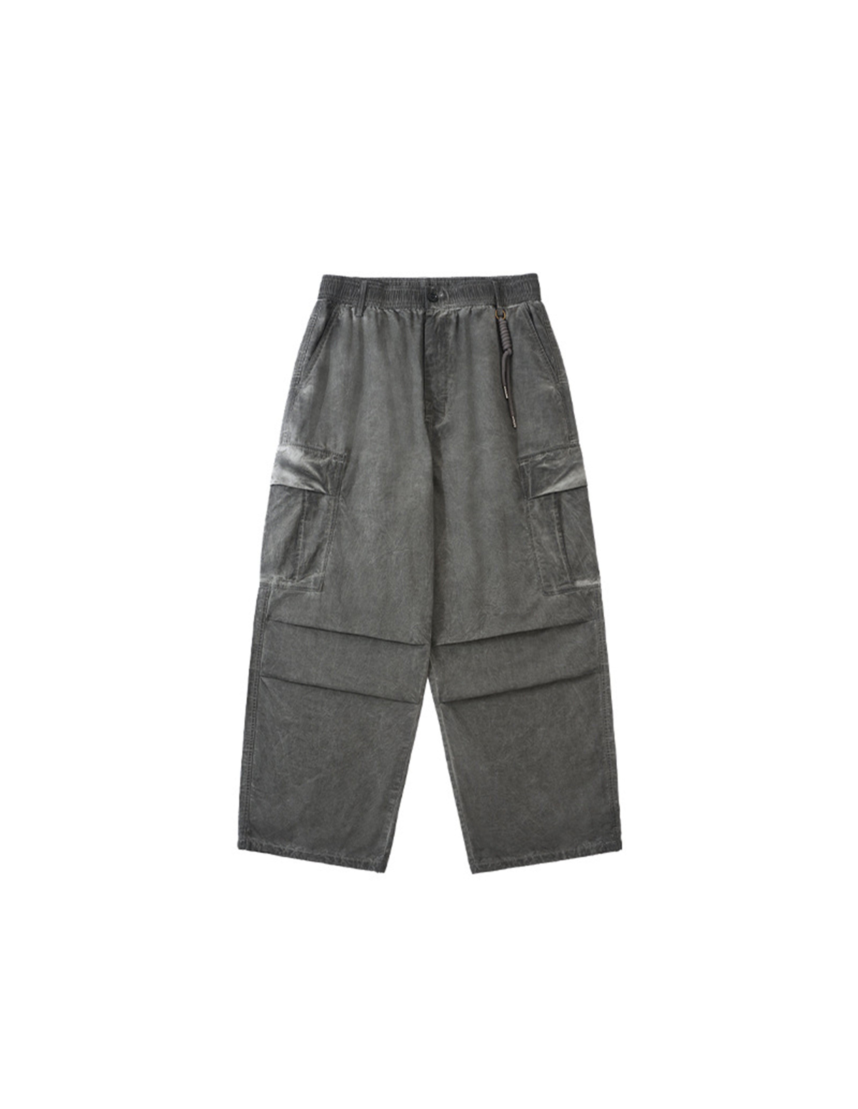 BAKYARDER Vintage Washed Multi-Pocket Work Pants