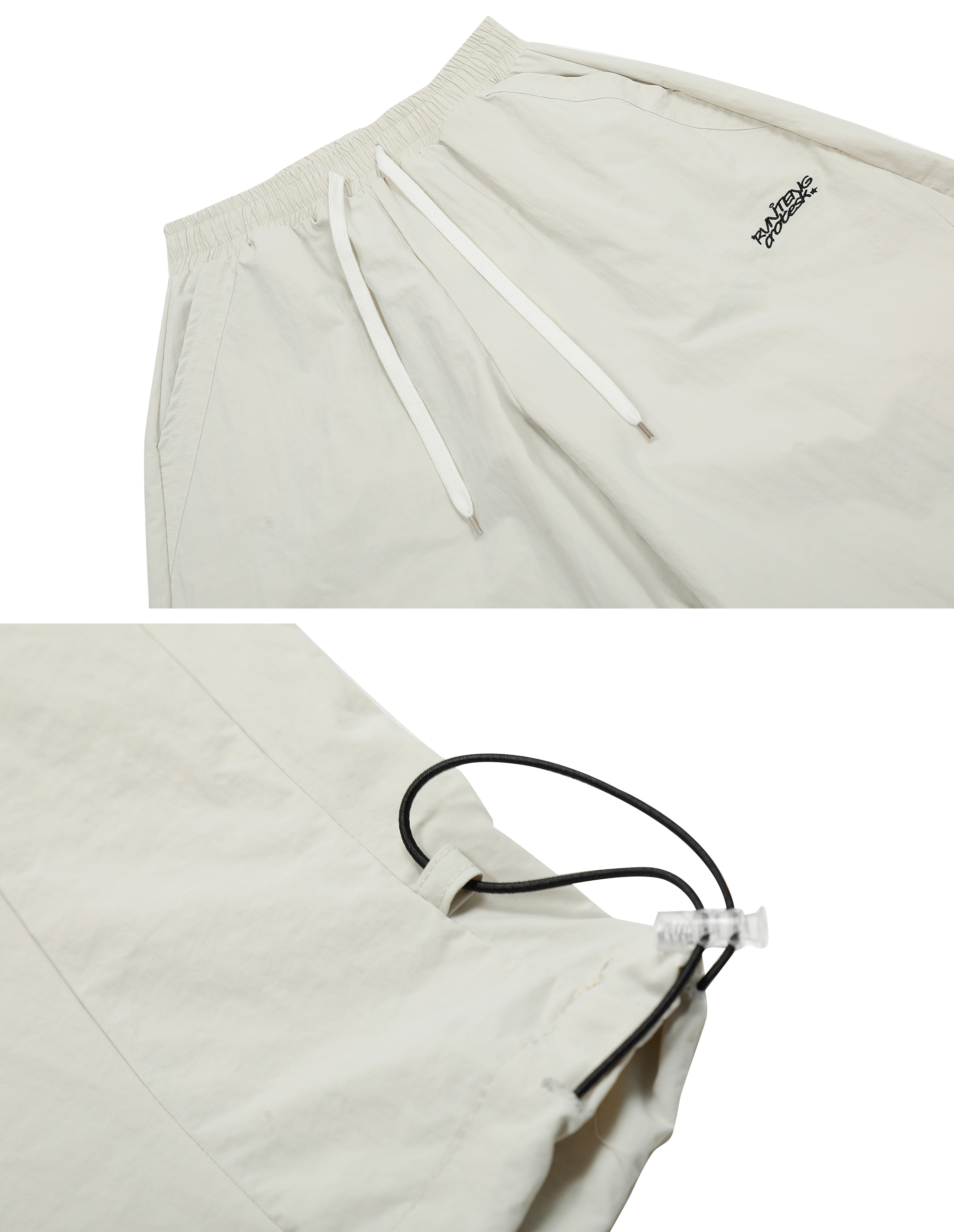 BAKYARDER Vintage Pleated Paratrooper Cargo Pants