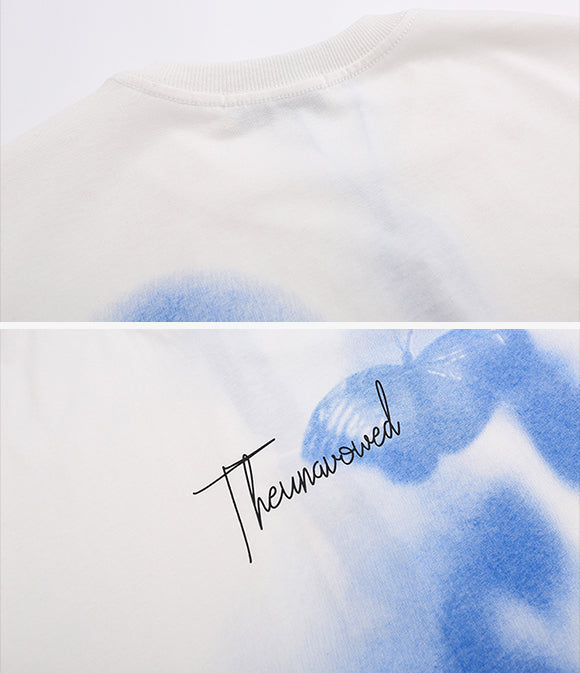 BAKYARDER Abstract Butterfly Print Tee