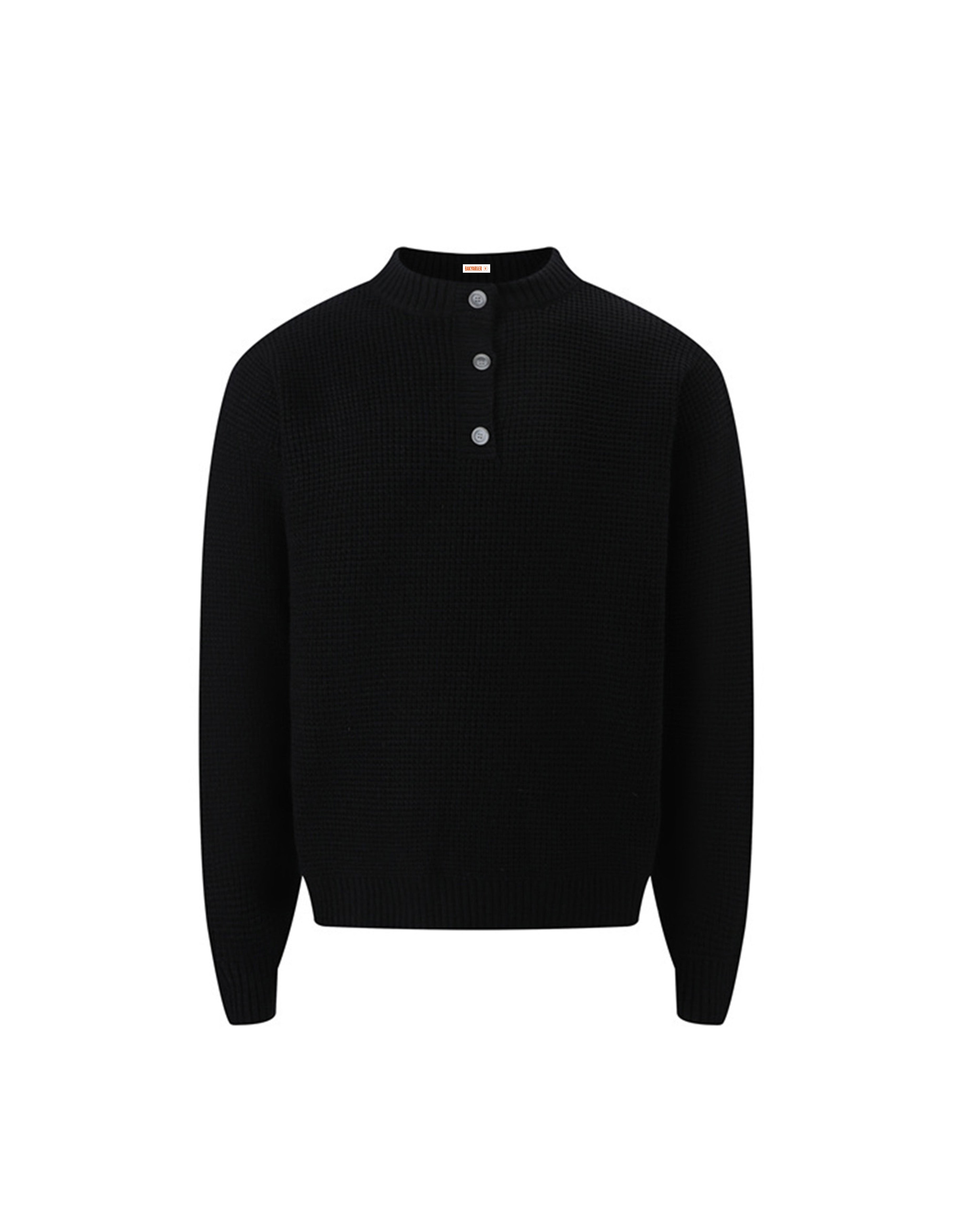 BAKYARDER Waffle Knit Pullover Sweater