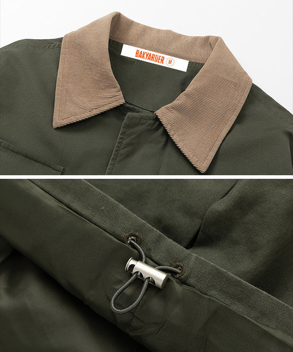 BAKYARDER Vintage Multi-Pocket Utility Jacket