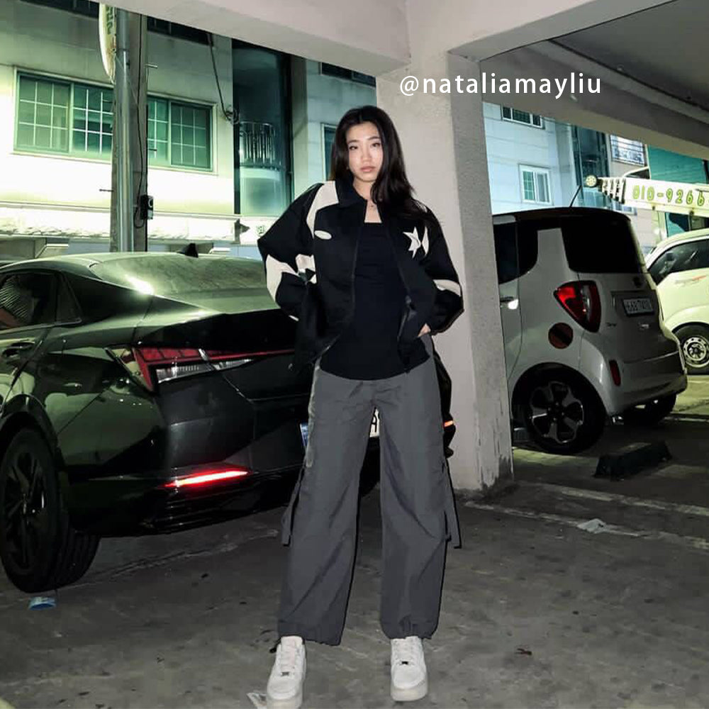 BAKYARDER Women Retro Quick-Dry Cargo Pants