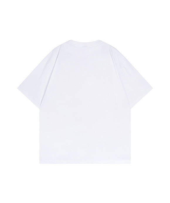 BAKYARDER  Dark Butterfly Print Short Sleeve T-Shirt