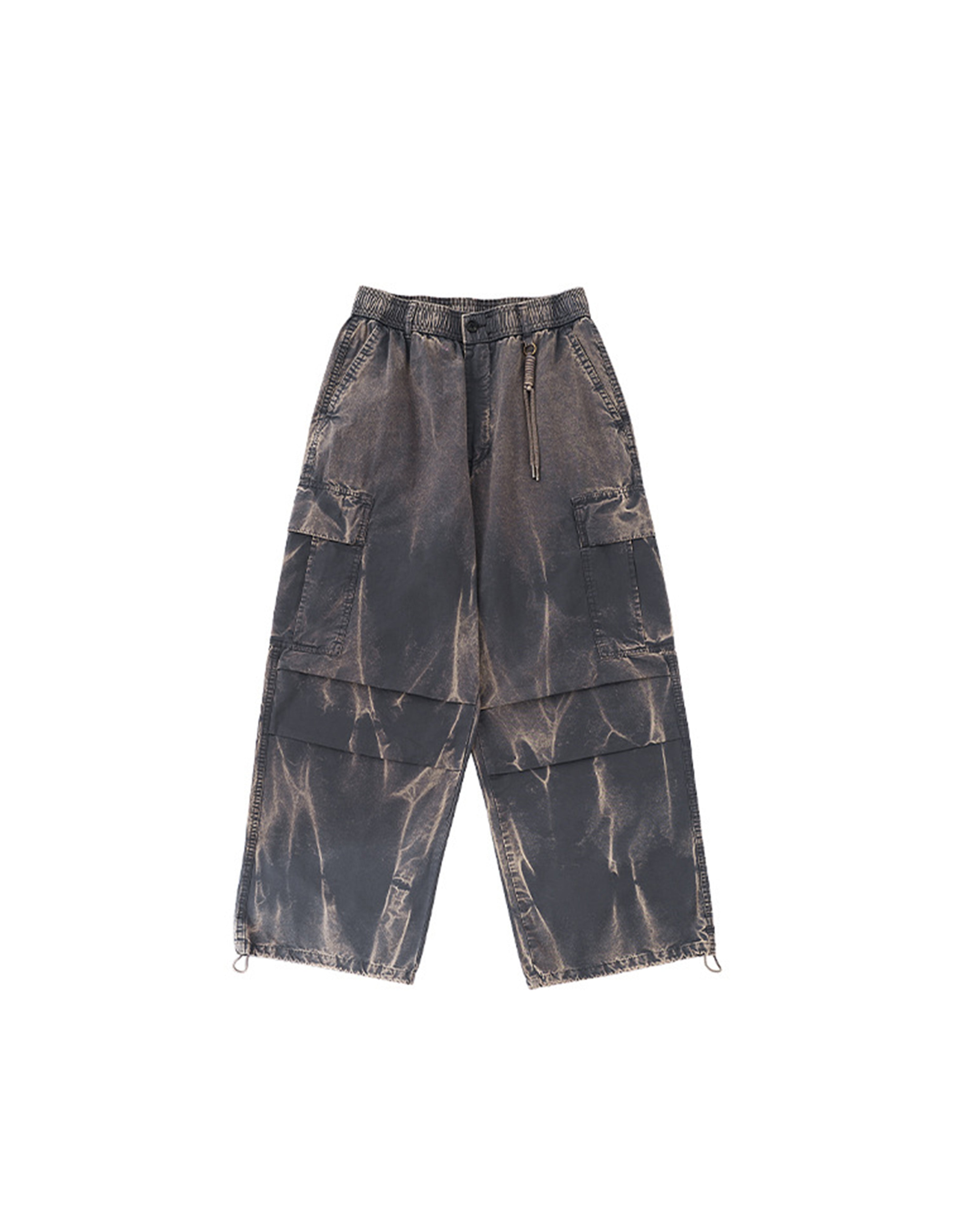 BAKYARDER Vintage Wall Texture Wash Cargo Pants