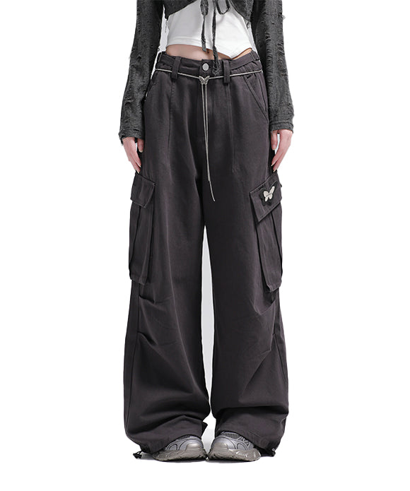 BAKYARDER Butterfly Belt Cargo Pants