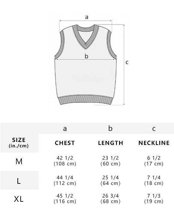 BAKYARDER Vintage Striped Sweater Vest