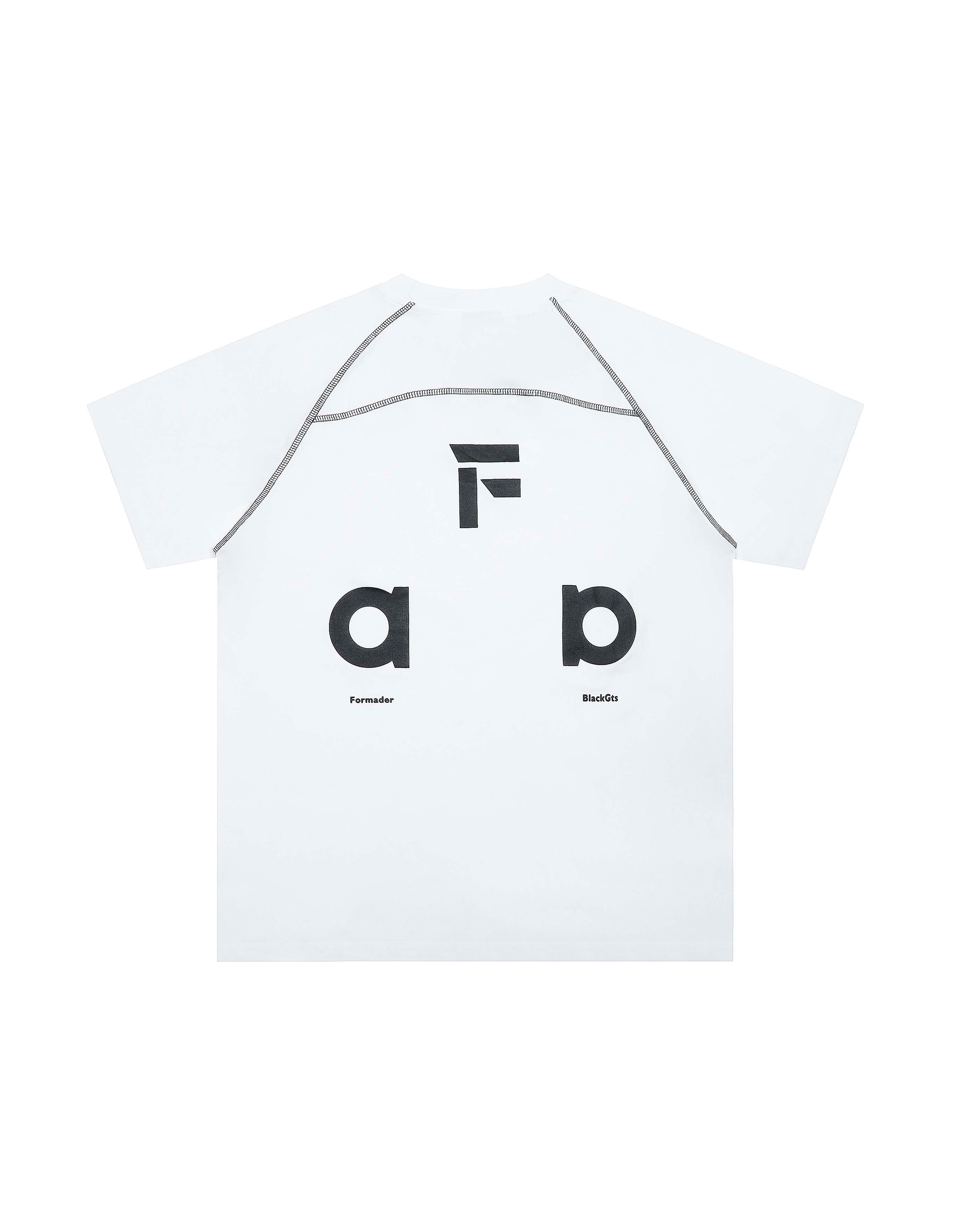 BAKYARDER Streetwear Color-Block Letter Print T-Shirt