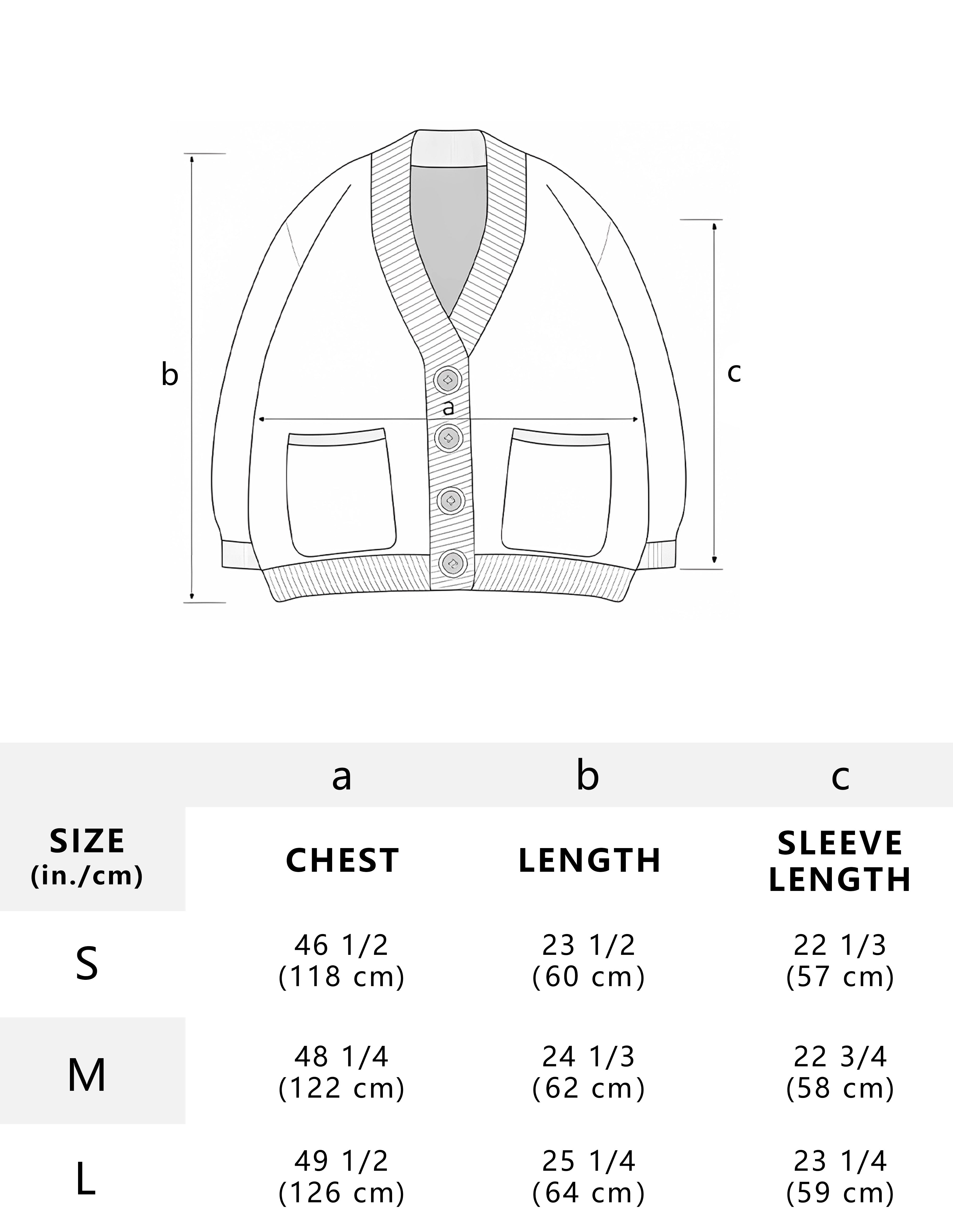 BAKYARDER Vintage Twill Pattern Knit Cardigan