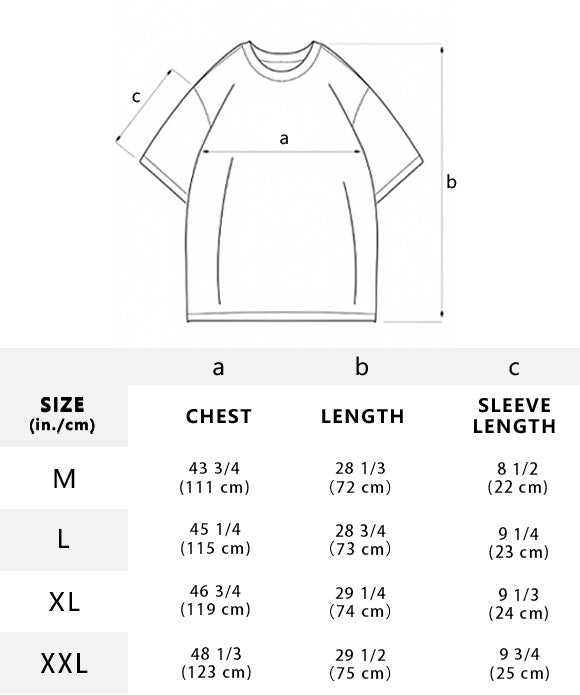 BAKYARDER  Cartoon Foam Printed Short Sleeve T-shirt