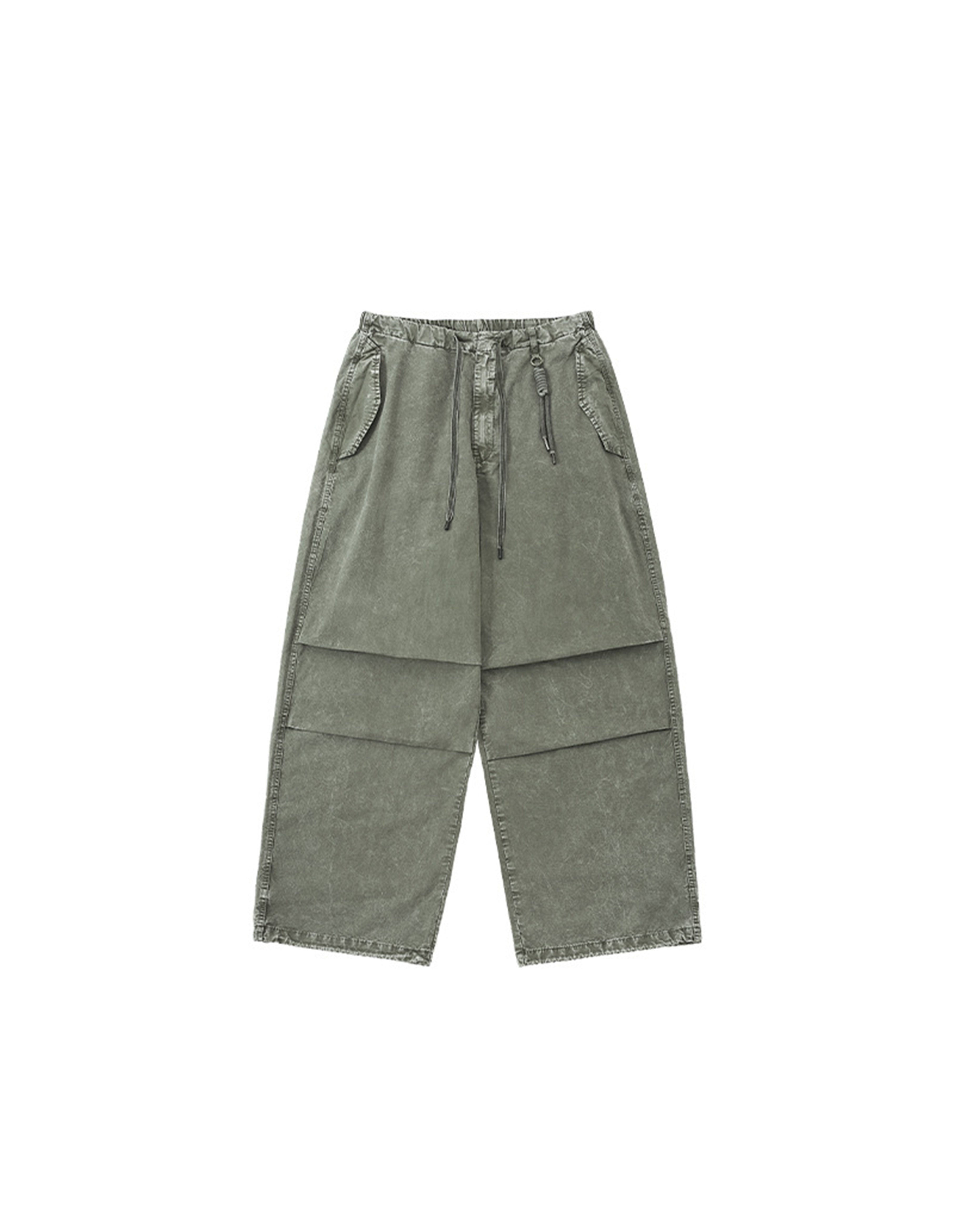 BAKYARDER Vintage Washed Wrinkle Work Pants