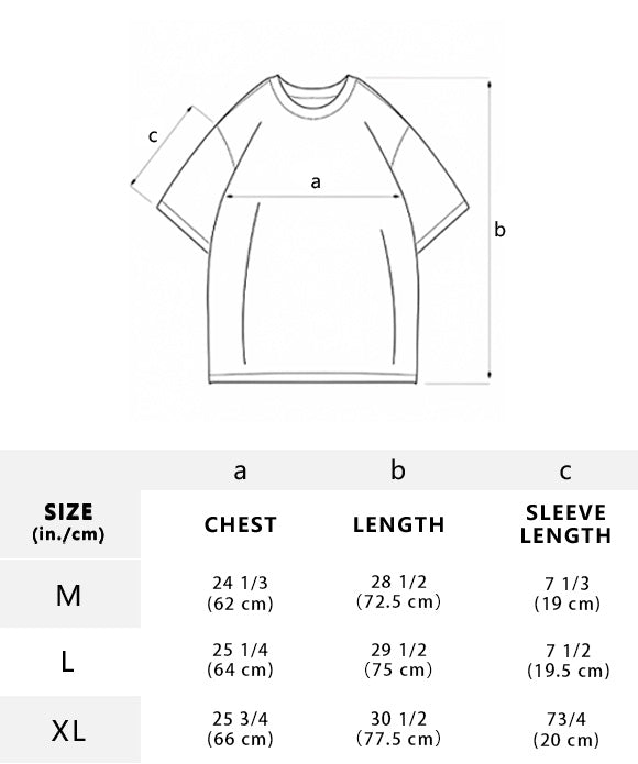 BAKYARDER  Vintage Drop-Shoulder Short Sleeve Tee