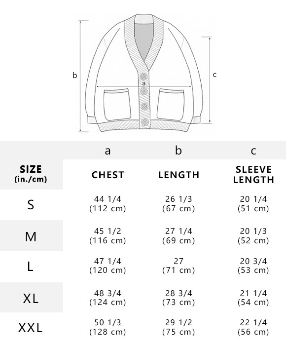 BAKYARDER Street Cartoon All-Over Jacquard Cardigan Sweater