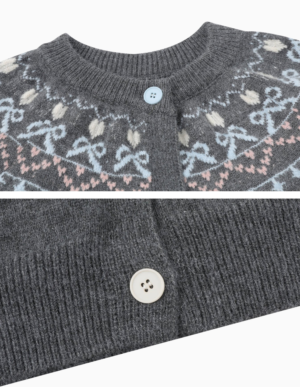 BAKYARDER Bowknot Star Cardigan Sweater