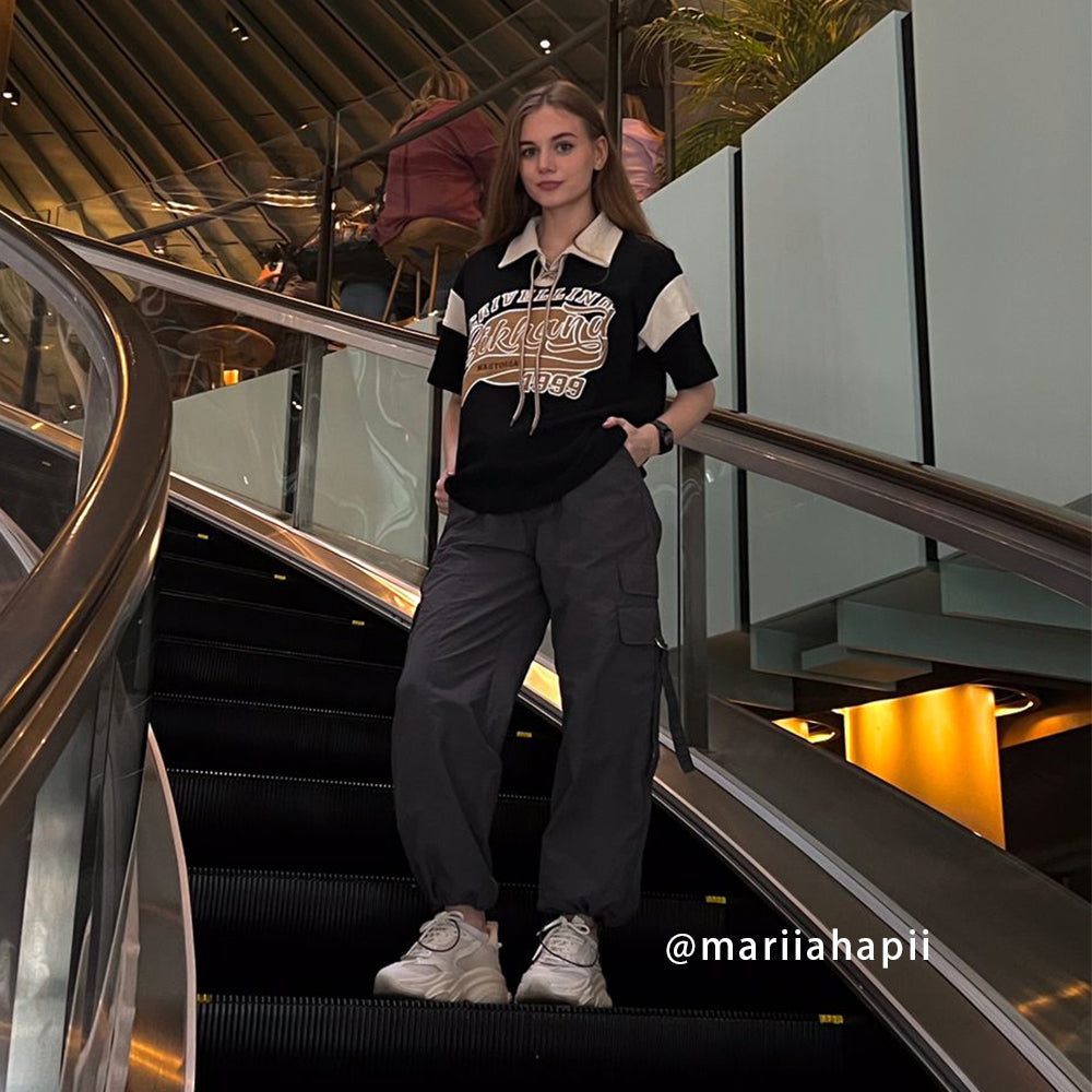 BAKYARDER Women Retro Quick-Dry Cargo Pants