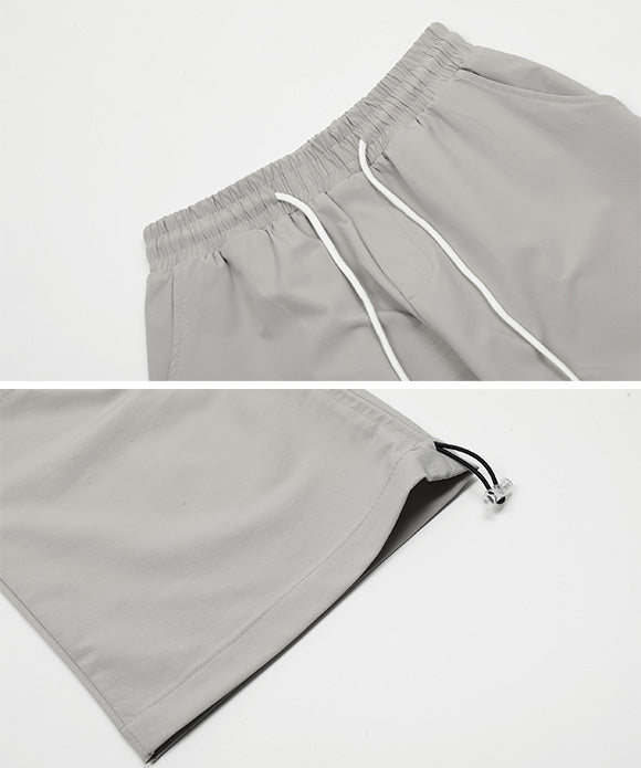 BAKYARDER Wide-Leg Utility Paratrooper Pants