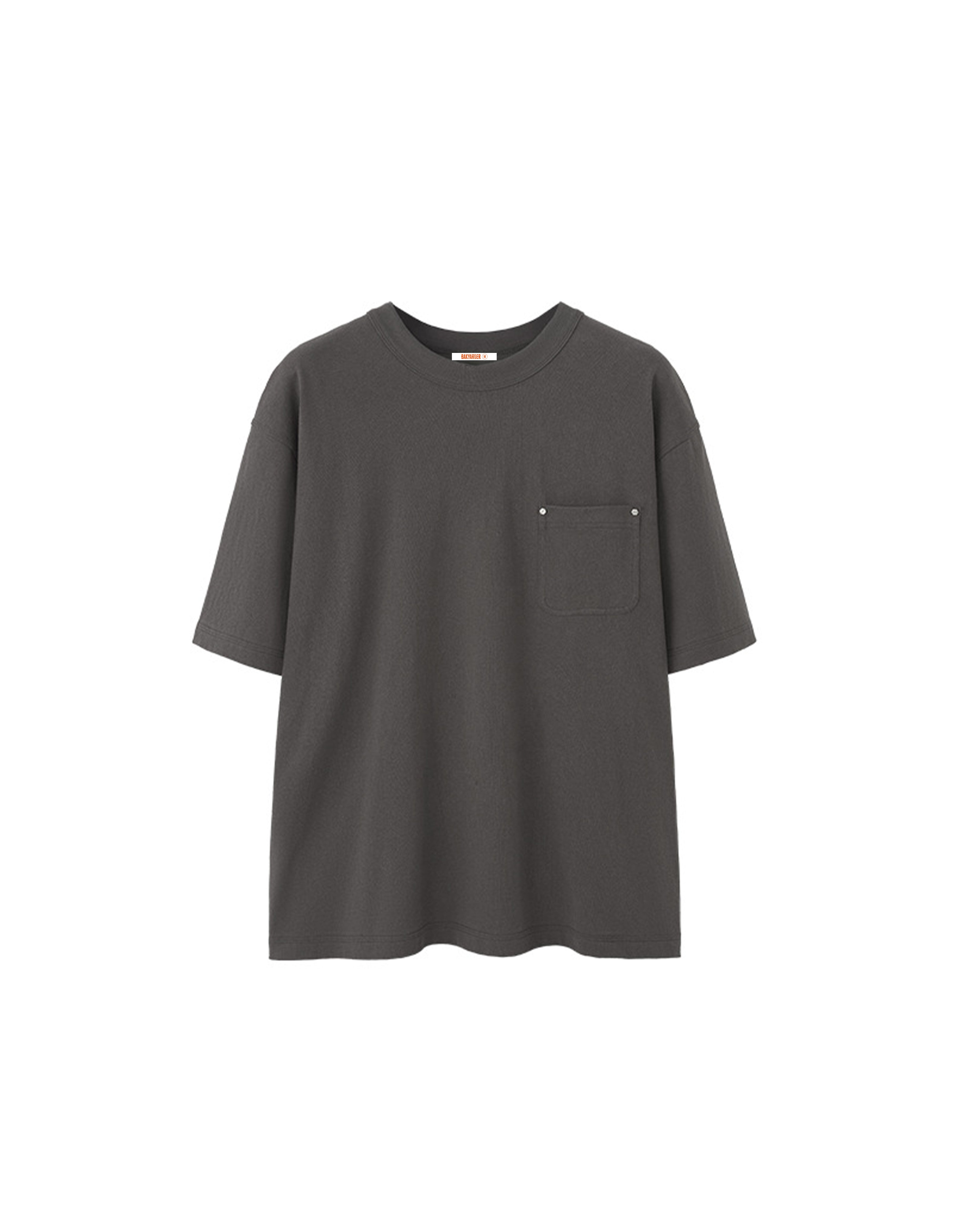 BAKYARDER Cotton-Linen Rivet T-shirt