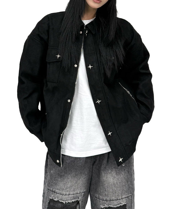 BAKYARDER Vintage Multi-pocket Star Jacket