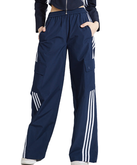 BAKYARDER Vintage Striped Casual Pants