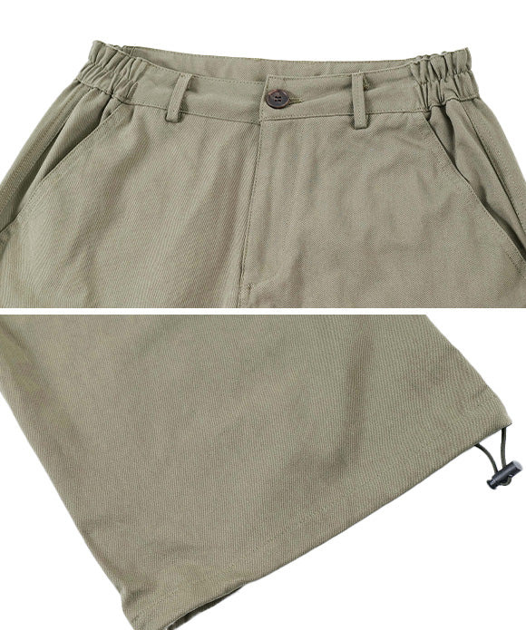 BAKYARDER Wrinkled Utility Pants with Large Pockets