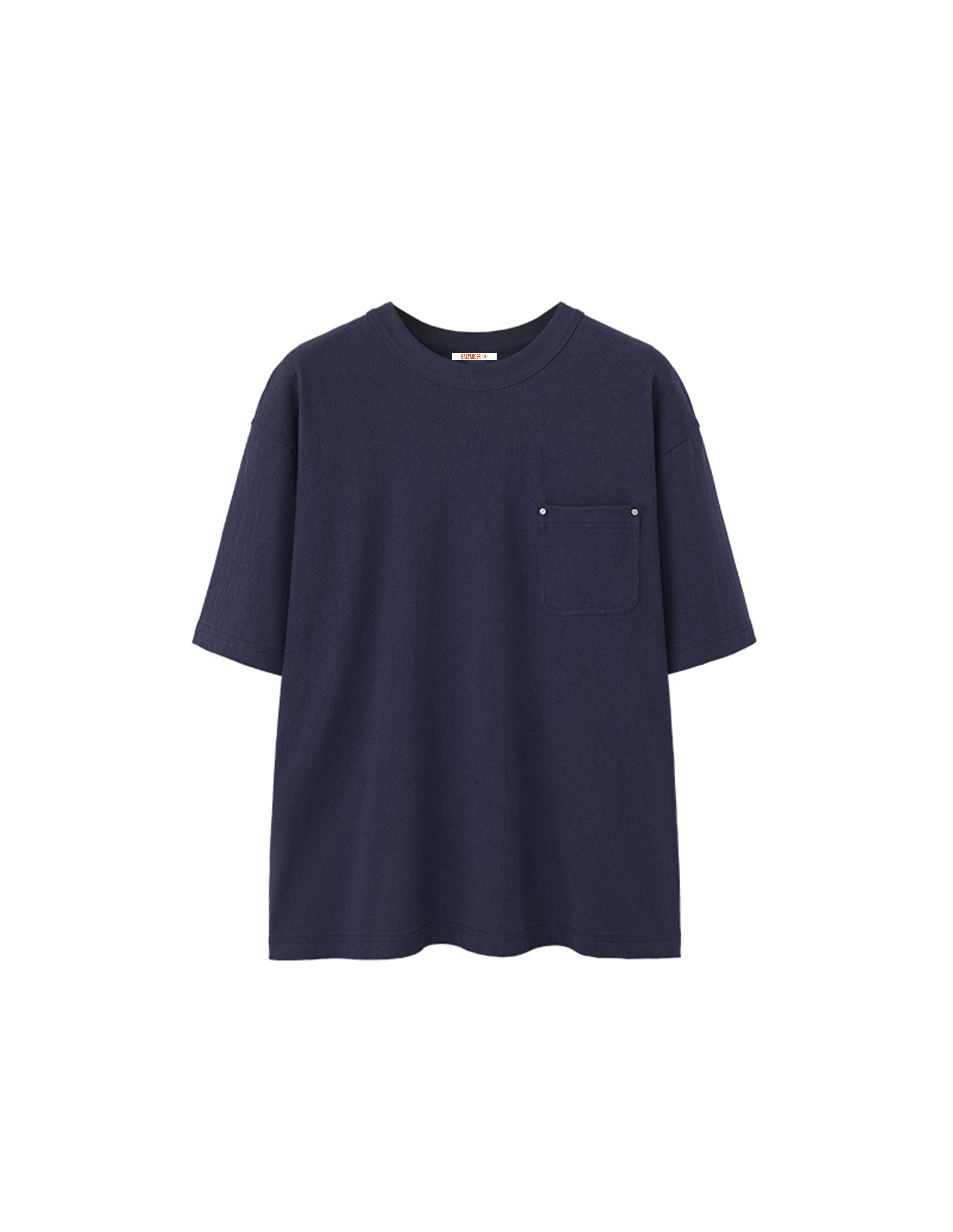 BAKYARDER Cotton-Linen Rivet T-shirt