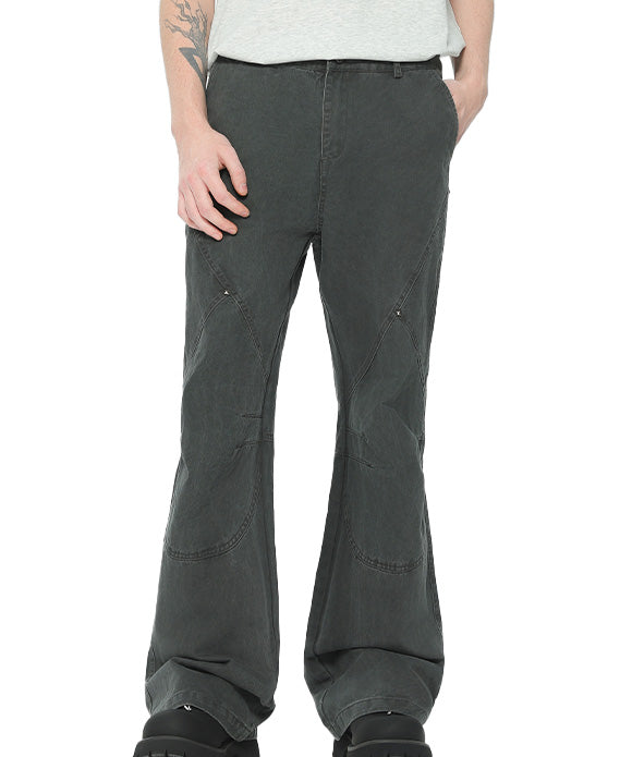 BAKYARDER Vintage Riveted Washed Cargo Pants