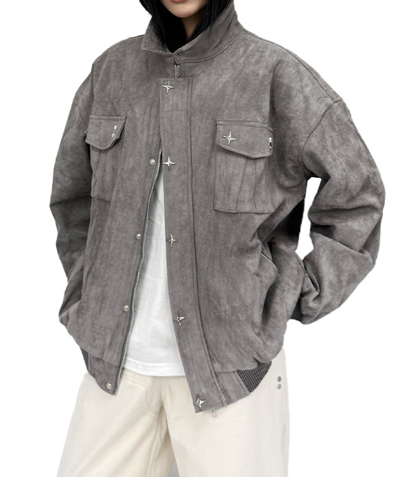 BAKYARDER Vintage Multi-pocket Star Jacket