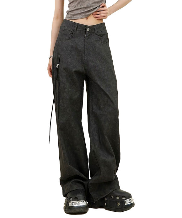 BAKYARDER Vintage Tie-Dye Casual Pants