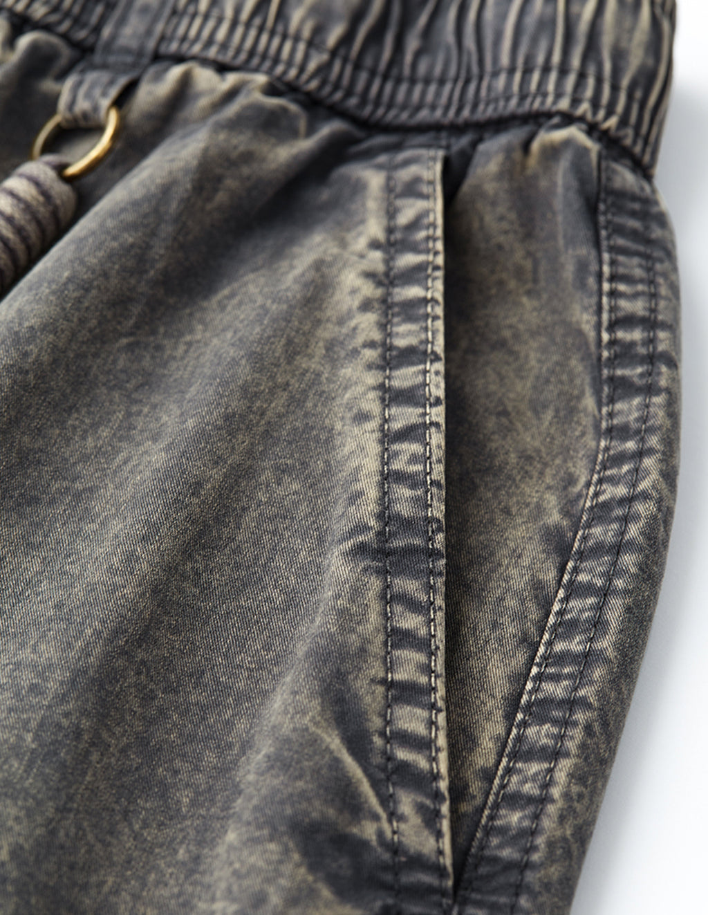 BAKYARDER Vintage Wall Texture Wash Cargo Pants