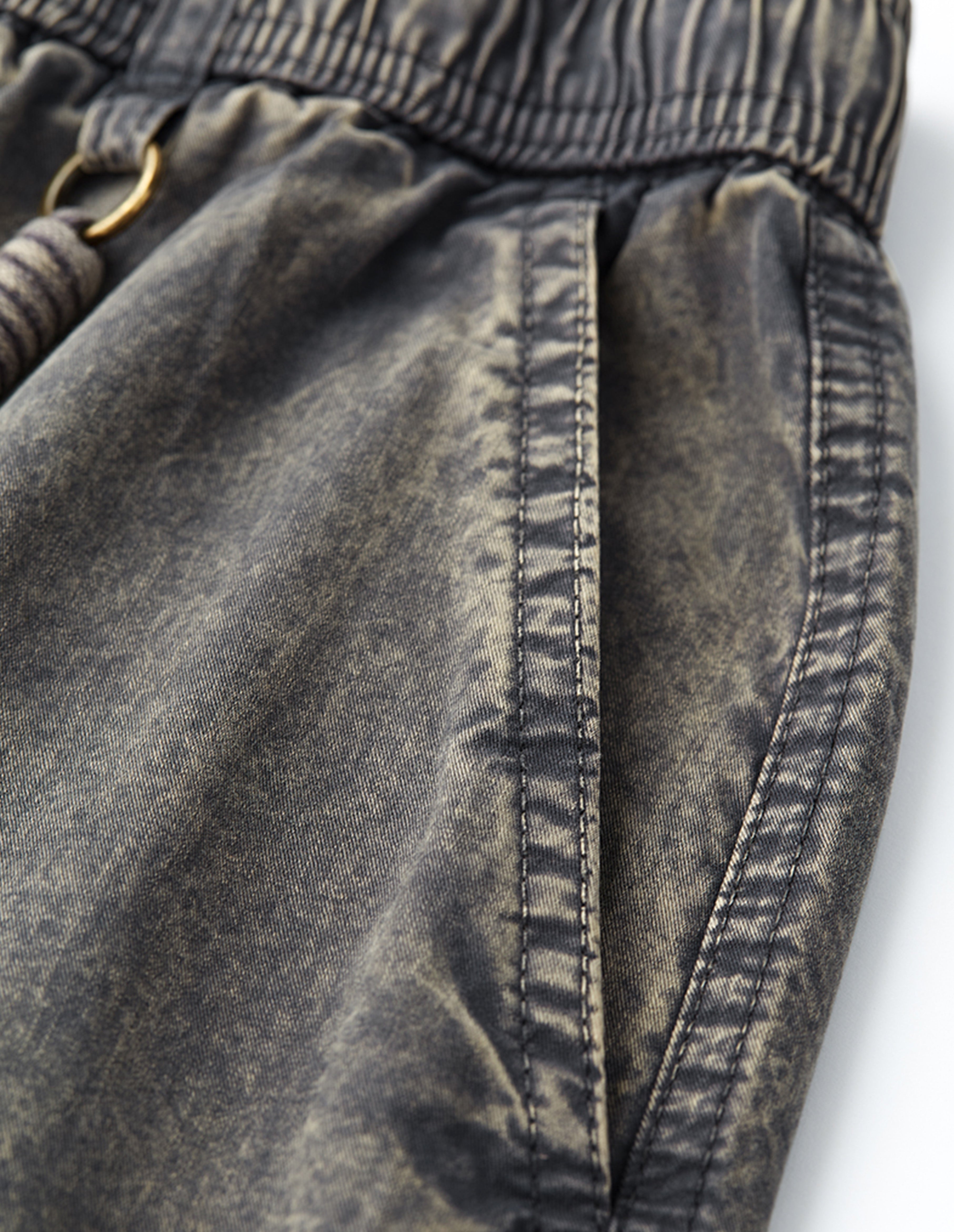 BAKYARDER Vintage Wall Texture Wash Cargo Pants