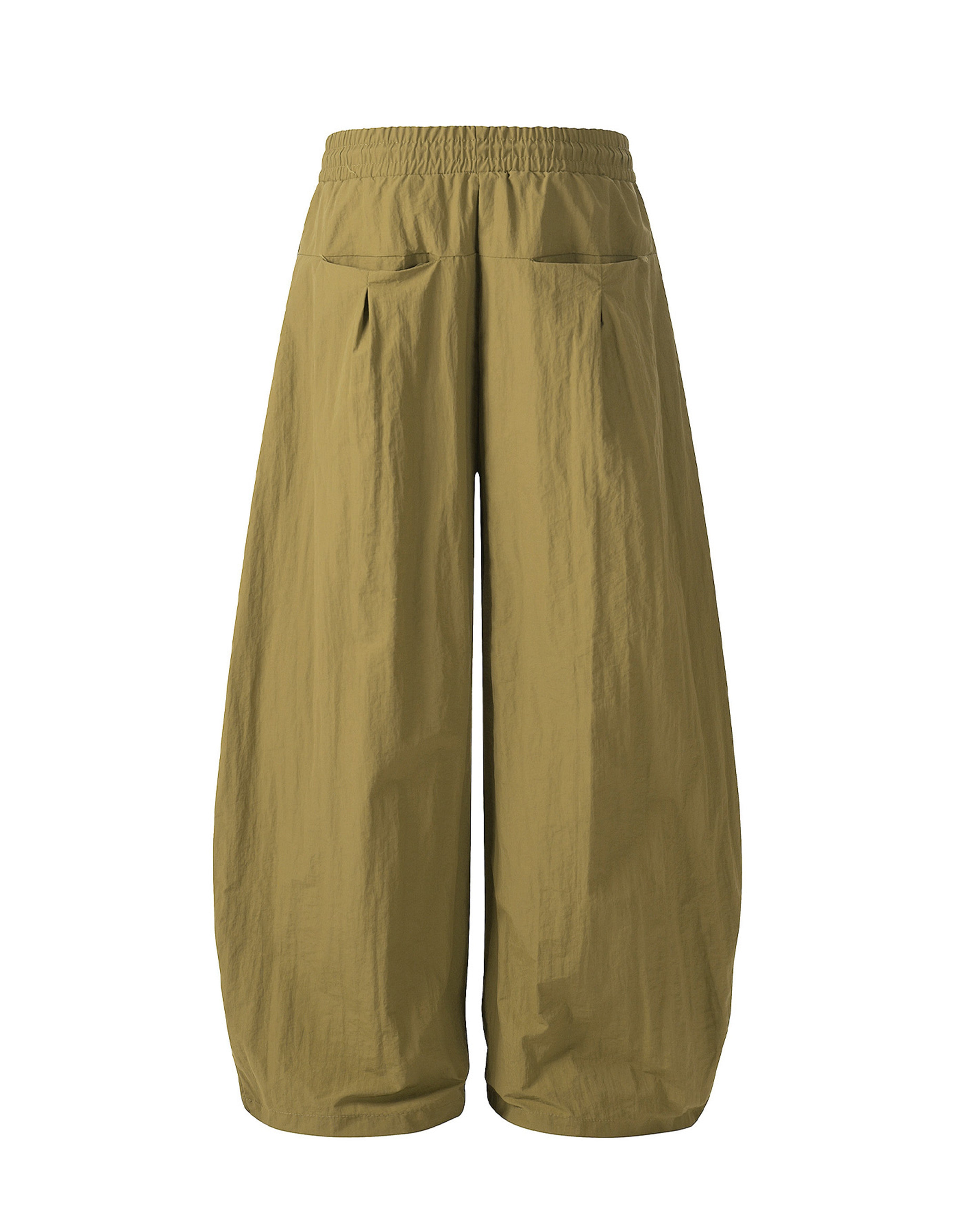 BAKYARDER Cargo Pleated Barrel Casual Pants