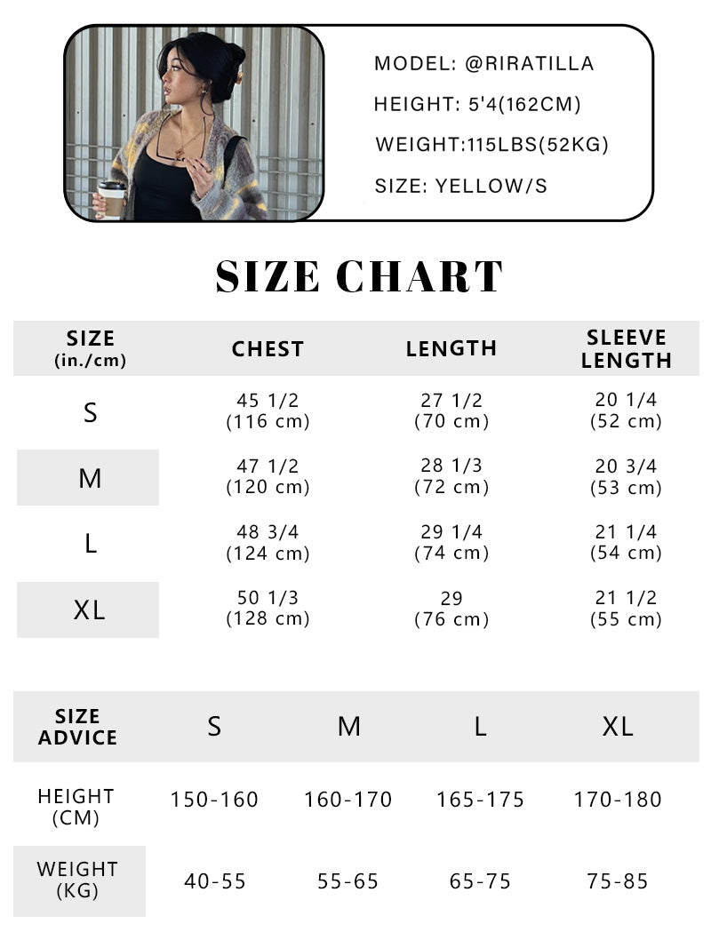 BAKYARDER Color Block Striped Cardigan