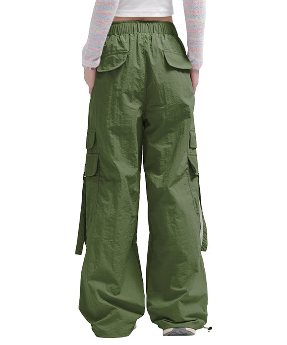 BAKYARDER Women Retro Quick-Dry Cargo Pants